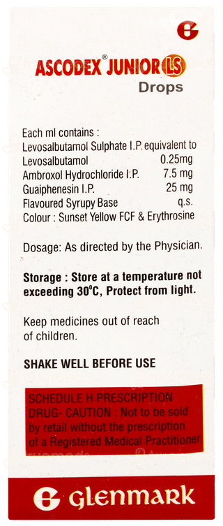 Ascodex Junior Ls Oral Drops 15ml