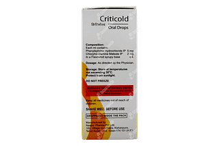 Criticold Orange Flavour Oral Drops 15ml