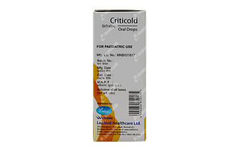 Criticold Orange Flavour Oral Drops 15ml