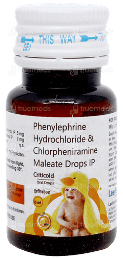 Criticold Orange Flavour Oral Drops 15ml