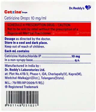Cetzine Oral Drops 10ml