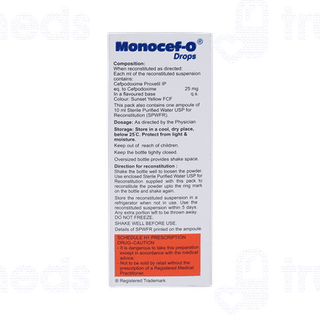 Monocef O Oral Drops 10ml