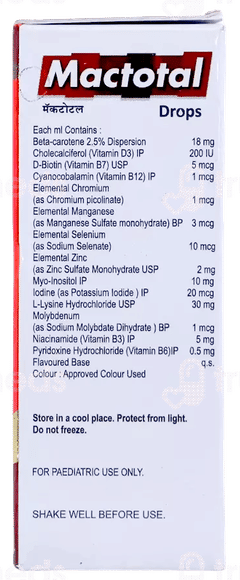 Mactotal Oral Drops 15Ml