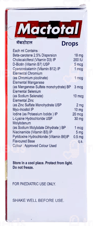 Mactotal Oral Drops 15Ml