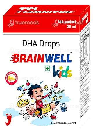 Brainwell Kids Mango Flavour Oral Drops 30ml