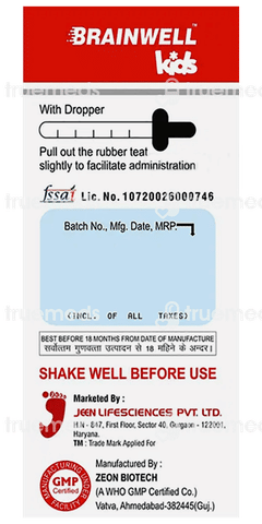 Brainwell Kids Mango Flavor Oral Drops 30ml