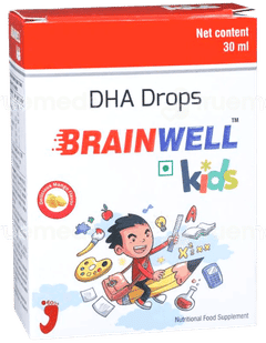 Brainwell Kids Mango Flavor Oral Drops 30Ml Brainwell Kids Mango Flavor Oral Drops 30Ml