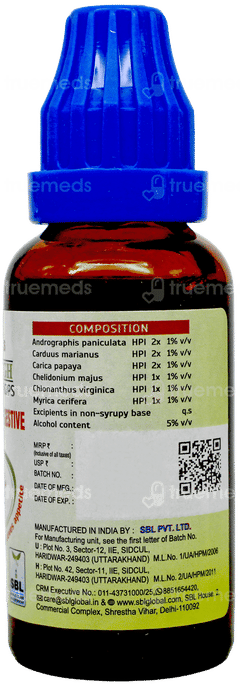 Sbl Kalmegh Paediatric Drops 30Ml Sbl Kalmegh Paediatric Drops 30Ml