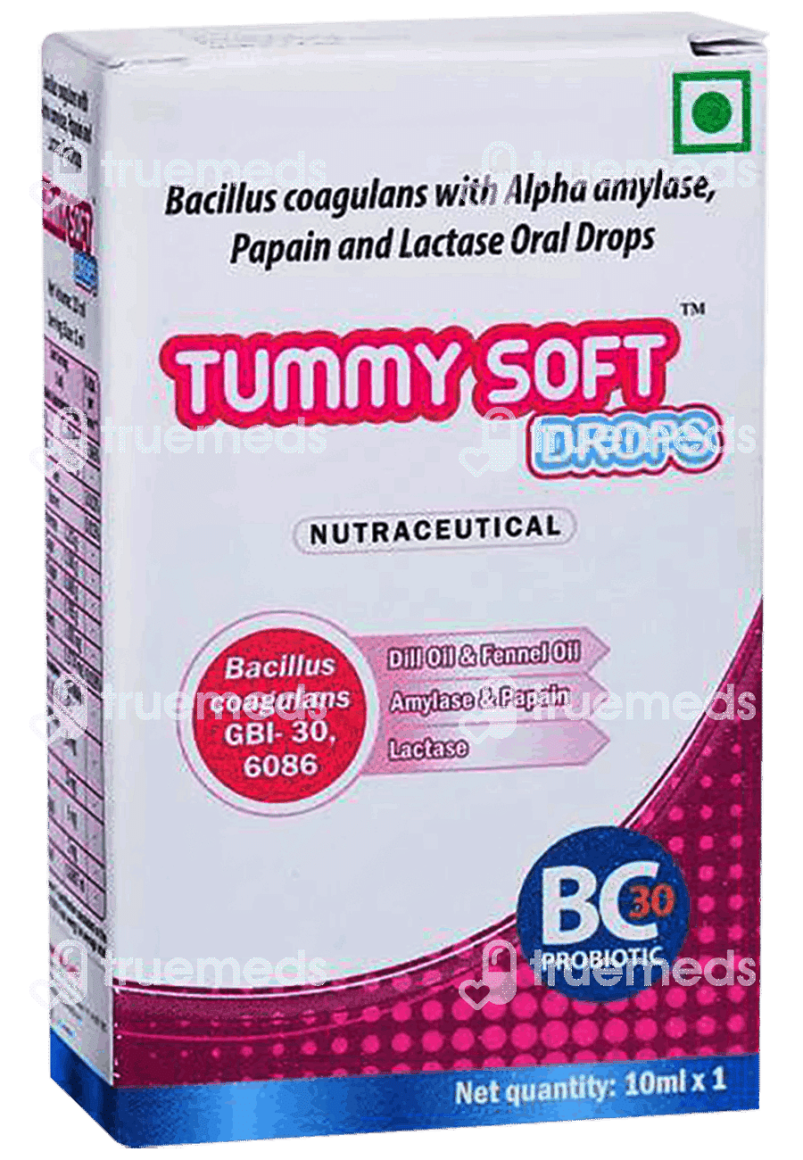 Tummy Soft Oral Drops 10 Ml - Uses, Side Effects, Dosage, Price | Truemeds