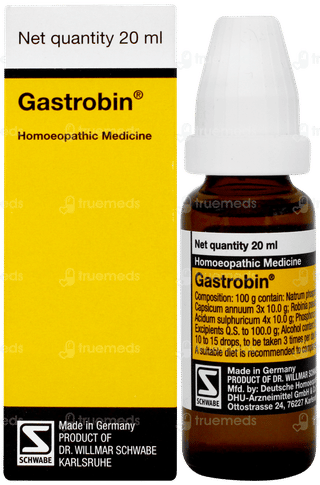 Dr Willmar Schwabe Gastrobin Drops 20ml