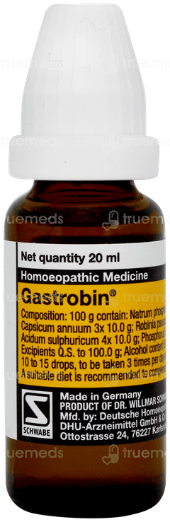 Dr Willmar Schwabe Gastrobin Drops 20ml