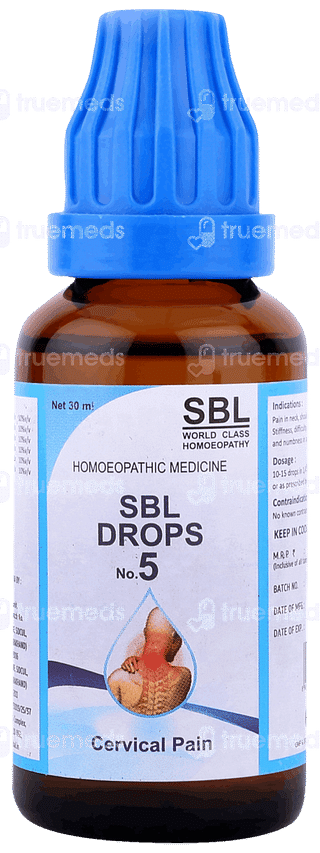 Sbl No 5 Drops 30 ML