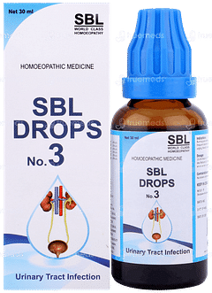 Sbl No 3 Drops 30ml Sbl No 3 Drops 30ml
