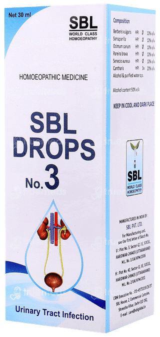 Sbl No 3 Drops 30 ML