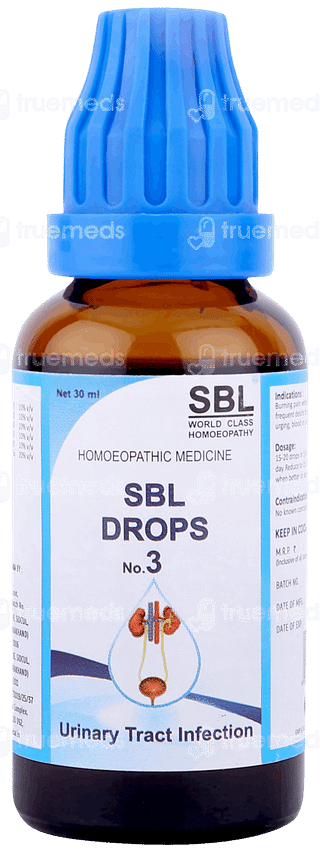 Sbl No 3 Drops 30 ML