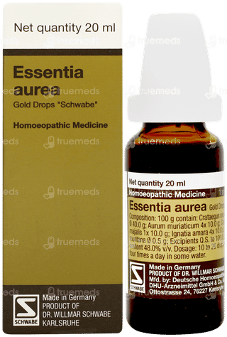 Dr Willmar Schwabe Essentia Aurea Gold Drops 20ml