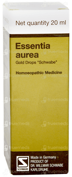 Dr Willmar Schwabe Essentia Aurea Gold Drops 20ml