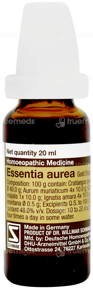 Dr Willmar Schwabe Essentia Aurea Gold Drops 20ml