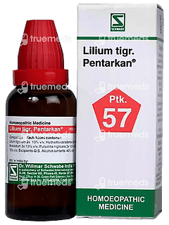 Dr Willmar Schwabe Lilium Tigr Pentarkan Ptk 57 Drop 30ml