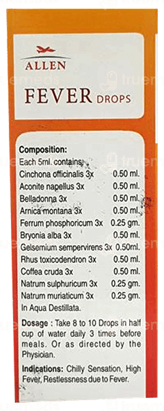 Allen A33 Fever Drops 30Ml