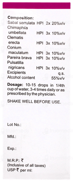 Baksons Prostate Aid Drops 30ml