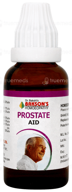 Baksons Prostate Aid Drops 30ml
