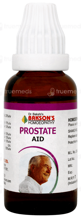 Baksons Prostate Aid Drops 30ml