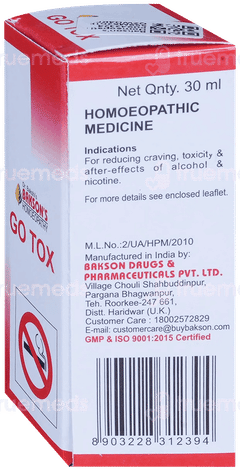 Baksons Go Tox Drop 30 Ml