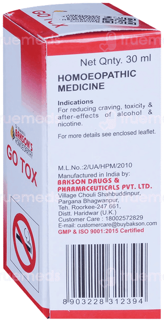 Baksons Go Tox Drop 30 Ml