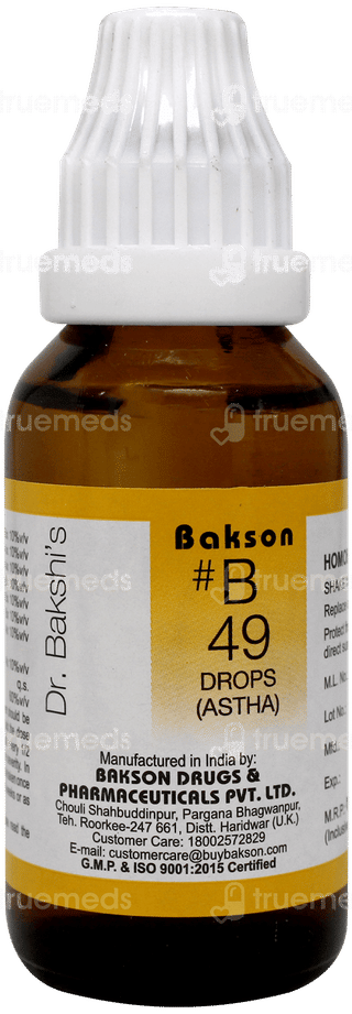 Bakson B49 Drops 30ml