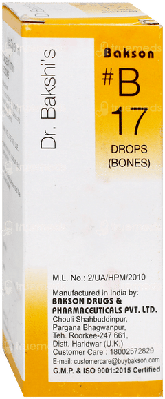 Bakson B17 Drops 30Ml