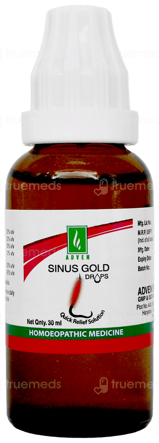 Adven Sinus Gold Drops 30Ml