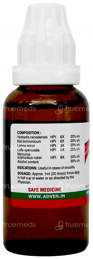 Adven Sinus Gold Drops 30Ml