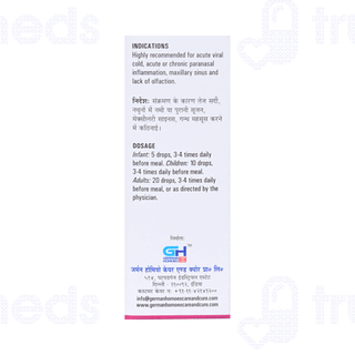 Germans Sinus Care And Cure Drops 30ml