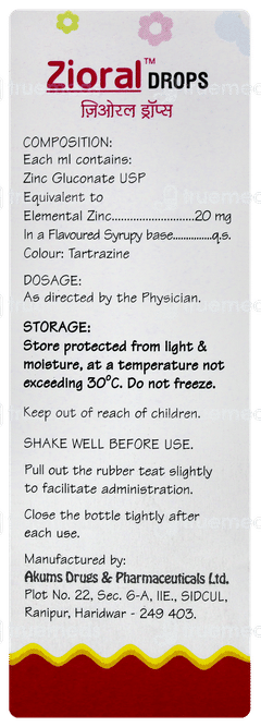 Zioral Oral Drops 15ml