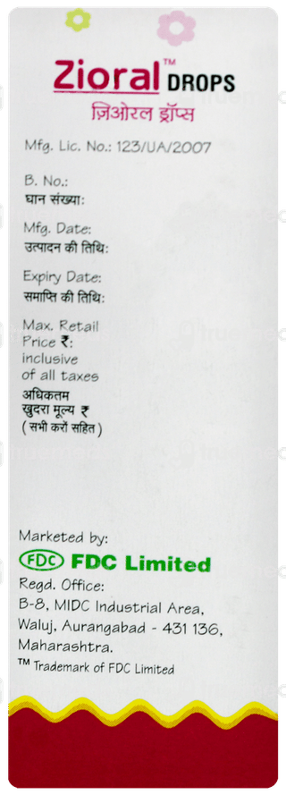 Zioral Oral Drops 15ml