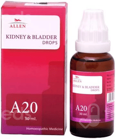 Allen A20 Kidney & Bladder Drops 30Ml Allen A20 Kidney & Bladder Drops 30Ml