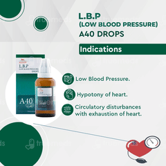 Allen A40 L B P (Low Blood Pressure) Drops 30Ml