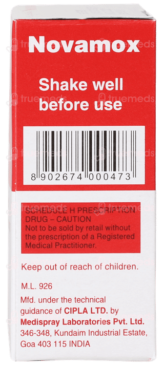Novamox Paediatric Oral Drops 10Ml