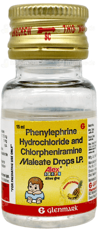 Alex Pineapple Flavour Oral Drops 15ml