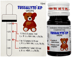 Tussalyte Xp Oral Drops 15Ml