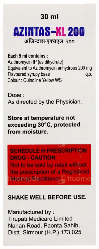 Azintas Xl 200 Orange And Peppermint Flavour Oral Drops 30Ml