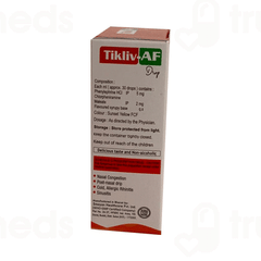 Tikliv Af Orange Flavour Oral Drops 15ml