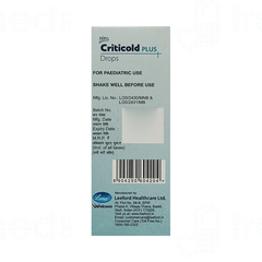 Neo Criticold Plus Oral Drops 15 ML