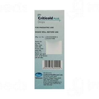 Neo Criticold Plus Oral Drops 15 ML