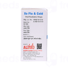 Xo Flu And Cold Oral Drops 15 ML