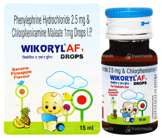 Wikoryl Af 1 Banana Pineapple Flavour Oral Drops 15ml
