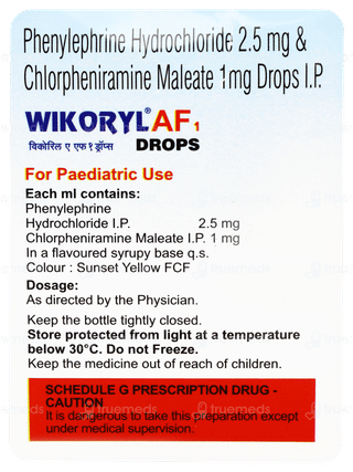 Wikoryl Af 1 Banana Pineapple Flavour Oral Drops 15ml
