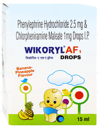 Wikoryl Af 1 Banana Pineapple Flavour Oral Drops 15ml