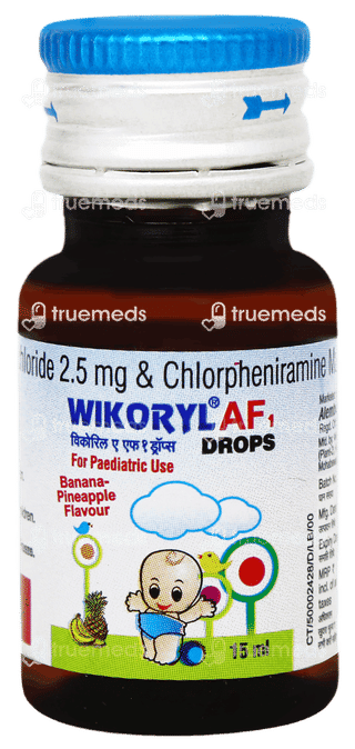 Wikoryl Af 1 Banana Pineapple Flavour Oral Drops 15ml